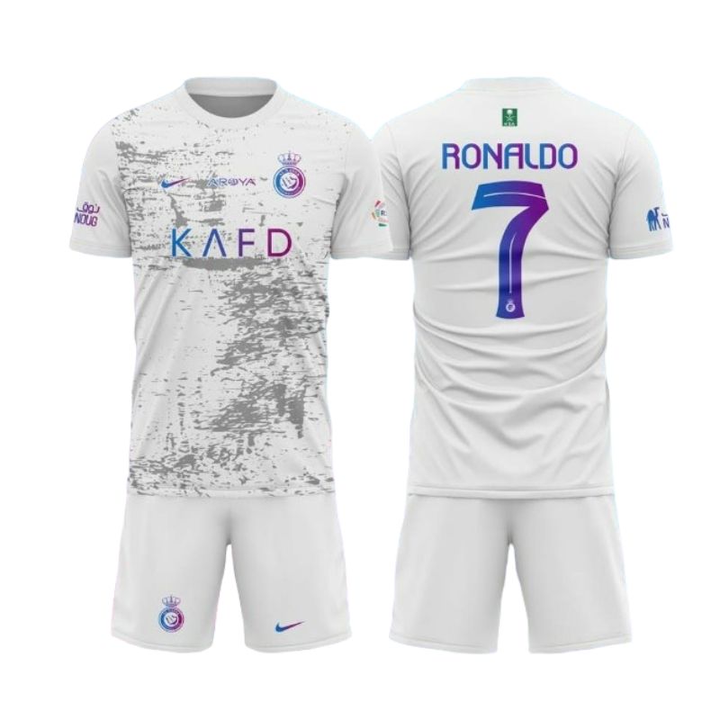 MAILLOT KIT ENFANT AL NASSR RONALDO THIRD 2023 2024 Jerseyloco