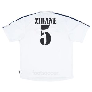 2002-03 MAILLOT RETRO VINTAGE REAL MADRID ZIDANE