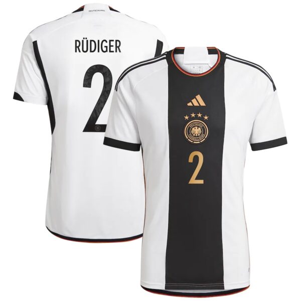 MAILLOT ALLEMAGNE DOMICILE 2022-23 RUDIGER