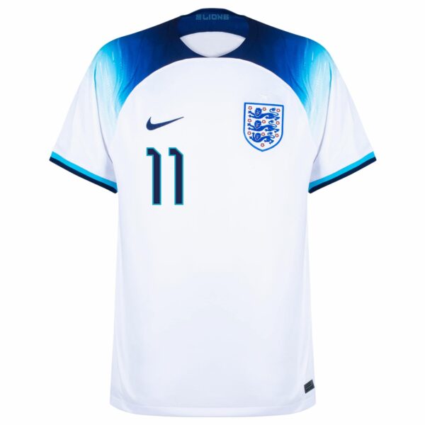 MAILLOT ANGLETERRE DOMICILE COUPE DU MONDE 2022 RASHFORD