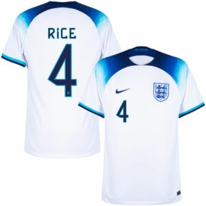 MAILLOT ANGLETERRE DOMICILE COUPE DU MONDE 2022 RICE