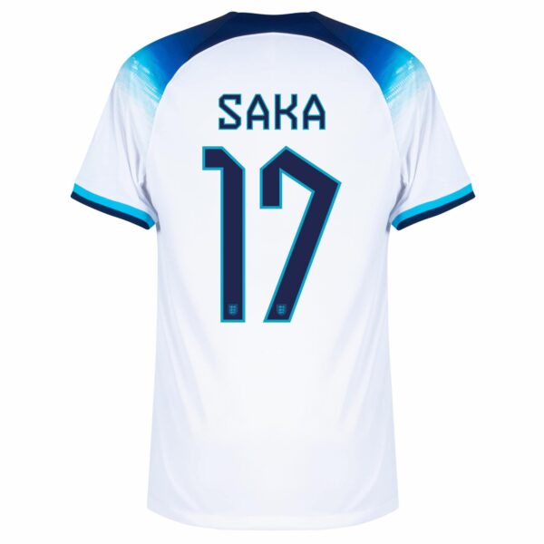 MAILLOT ANGLETERRE DOMICILE COUPE DU MONDE 2022 SAKA