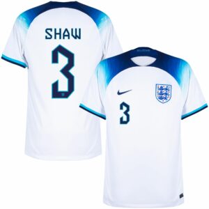 MAILLOT ANGLETERRE DOMICILE COUPE DU MONDE 2022 SHAW