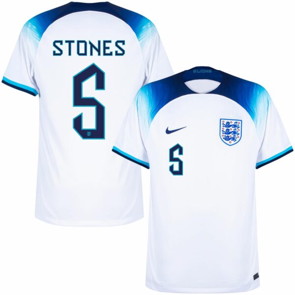 MAILLOT ANGLETERRE DOMICILE COUPE DU MONDE 2022 STONES