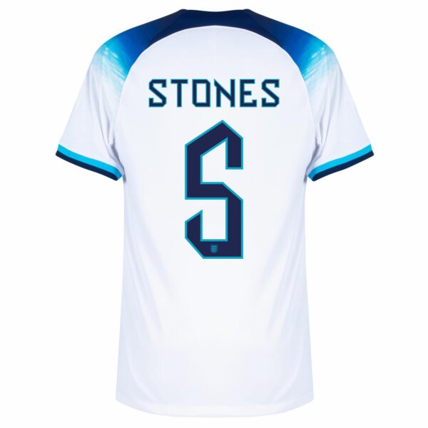 MAILLOT ANGLETERRE DOMICILE COUPE DU MONDE 2022 STONES