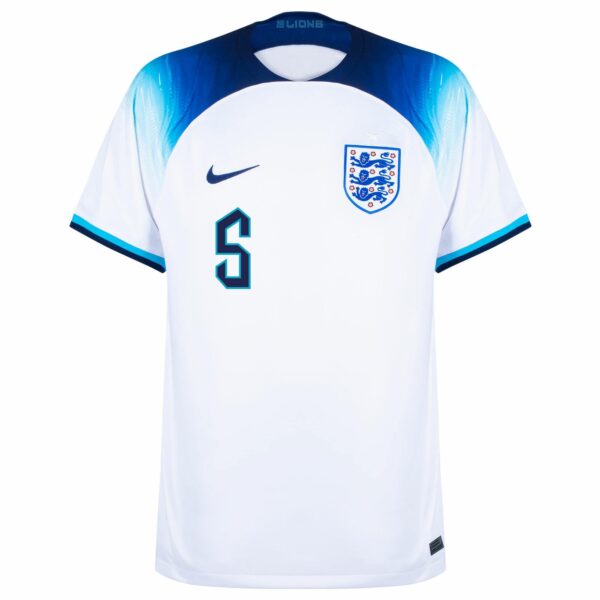 MAILLOT ANGLETERRE DOMICILE COUPE DU MONDE 2022 STONES