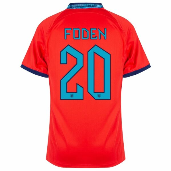 MAILLOT ANGLETERRE EXTERIEUR COUPE DU MONDE 2022 FODEN