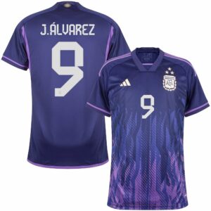 MAILLOT ARGENTINE 3 ETOILES EXTERIEUR 2022 2023 J.ALVAREZ