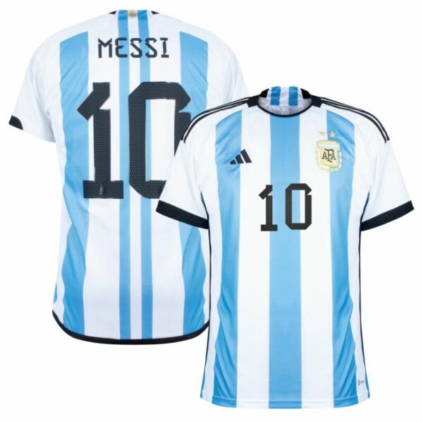 MAILLOT ARGENTINE DOMICILE COUPE DU MONDE 2022 MESSI