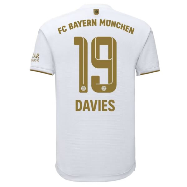 MAILLOT BAYERN MUNICH EXTERIEUR 2022-23 DAVIES