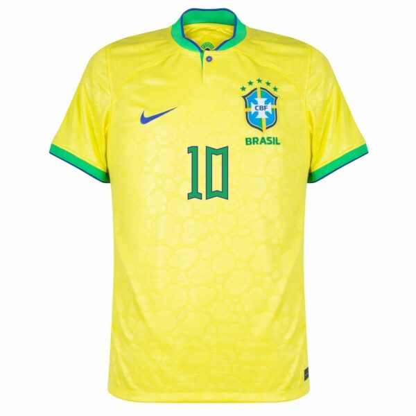 MAILLOT BRESIL DOMICILE COUPE DU MONDE 2022 NEYMAR JR