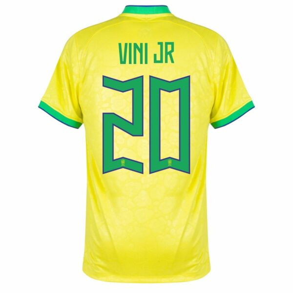 MAILLOT ENFANT DOMICILE BRESIL COUPE DU MONDE 2022 VINI JR