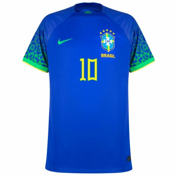 MAILLOT ENFANT EXTERIEUR BRESIL COUPE DU MONDE 2022 NEYMAR JR