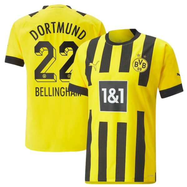 MAILLOT BVB DORTMUND DOMICILE 2022 2023 BELLINGHAM