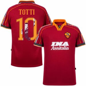 MAILLOT COPA AS ROMA HOME TOTTI RETRO 1998-1999