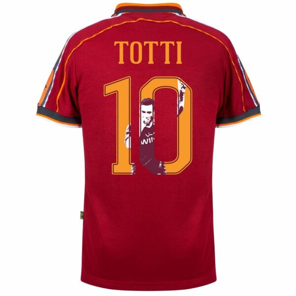 MAILLOT COPA AS ROMA HOME TOTTI RETRO 1998-1999