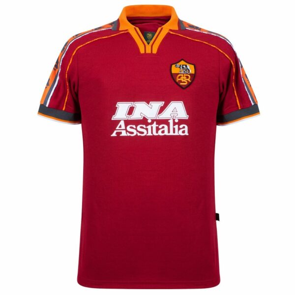 MAILLOT COPA AS ROMA HOME TOTTI RETRO 1998-1999