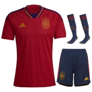 MAILLOT ENFANT ESPAGNE DOMICILE COUPE DU MONDE 2022