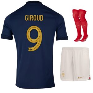 MAILLOT KIT ENFANT EQUIPE DE FRANCE DOMICILE 2023 2024 GIROUD