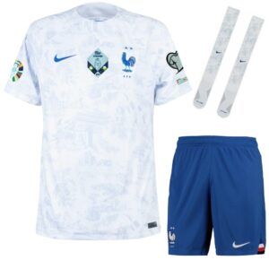 MAILLOT KIT ENFANT FRANCE EXTERIEUR EURO 2024 QUALIFICATIONS