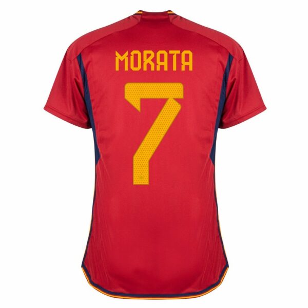 MAILLOT ESPAGNE DOMICILE COUPE DU MONDE 2022 MORATA