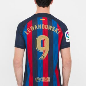 MAILLOT FC BARCELONE DOMICILE 2022-23 LEWANDOWSKI