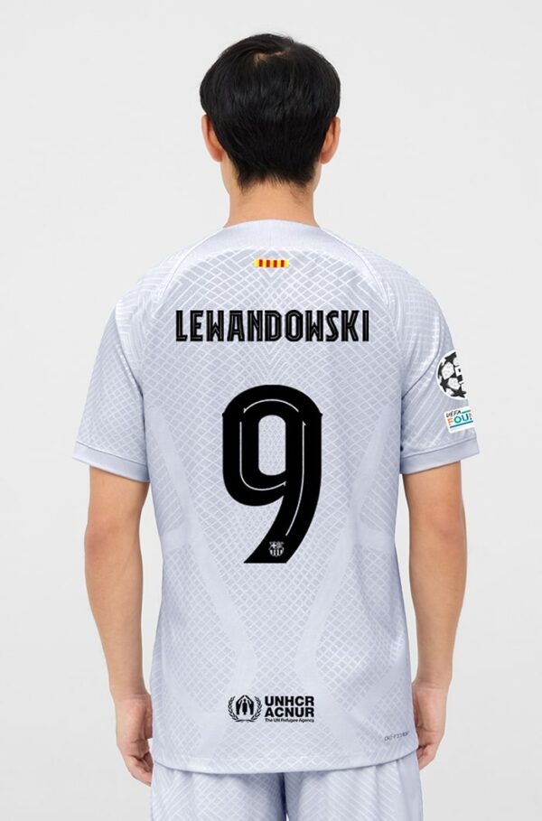 MAILLOT FC BARCELONE THIRD 2022-23 LEWANDOWSKI