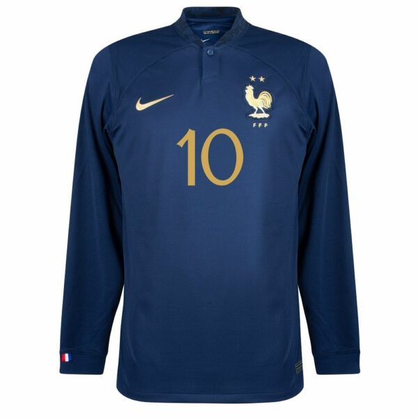 MAILLOT EQUIPE DE FRANCE DOMICILE 2023 2024 MBAPPE MANCHES LONGUES