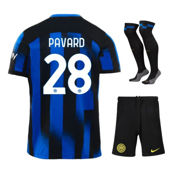 MAILLOT KIT ENFANT INTER MILAN DOMICILE 2023 2024 PAVARD