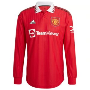 MAILLOT MATCH MANCHESTER UNITED MANCHES LONGUES HOME 22-23