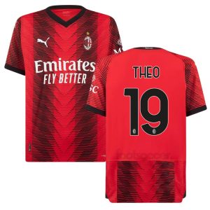 MAILLOT MILAN AC DOMICILE 2023 2024 Theo