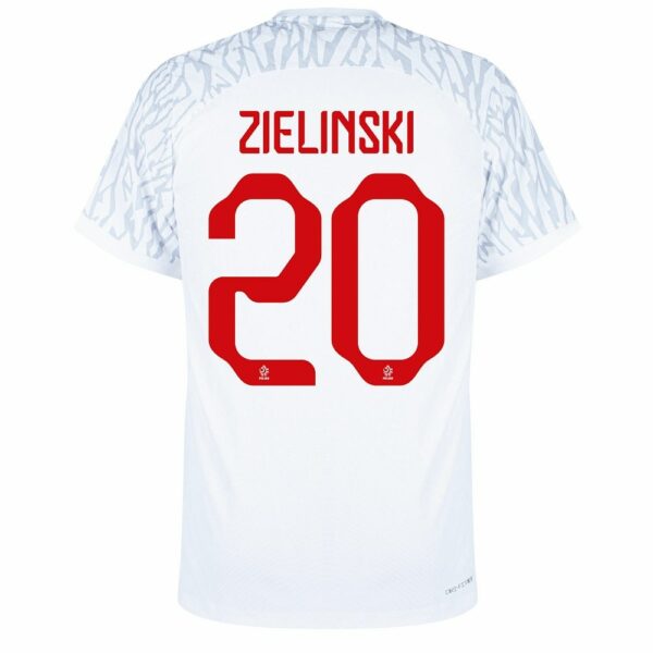 MAILLOT POLOGNE DOMICILE COUPE DU MONDE 2022 ZIELINSKI