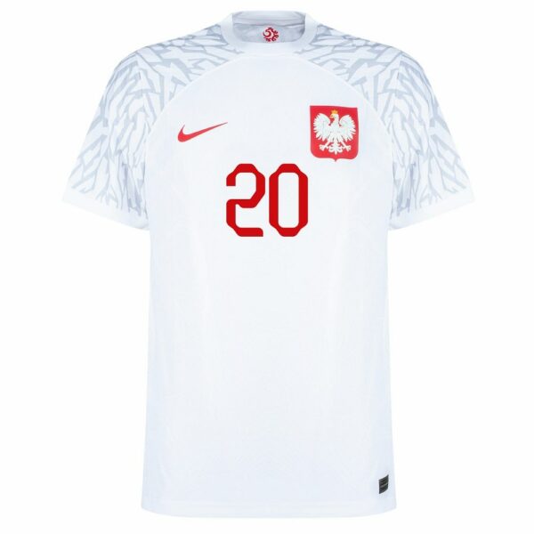 MAILLOT POLOGNE DOMICILE COUPE DU MONDE 2022 ZIELINSKI