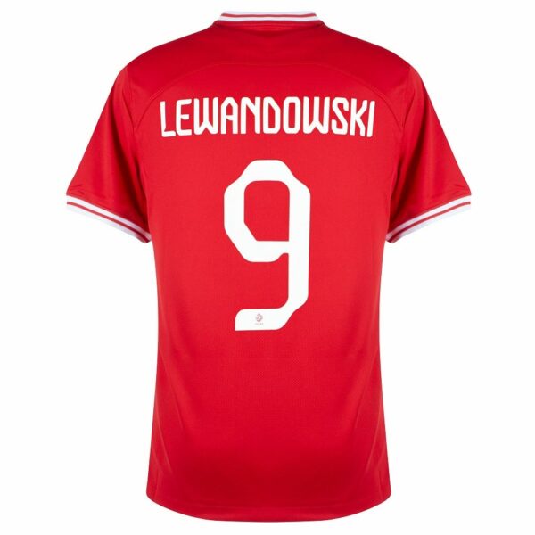 MAILLOT POLOGNE EXTERIEUR COUPE DU MONDE 2022 LEWANDOWSKI