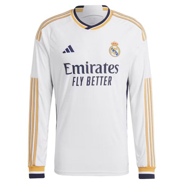 MAILLOT REAL MADRID DOMICILE 2023 2024 MANCHES LONGUES Vini Jr.