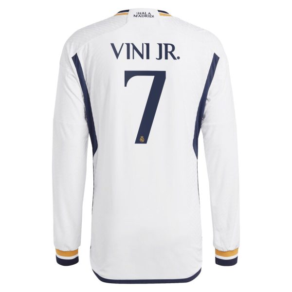 MAILLOT REAL MADRID DOMICILE 2023 2024 MANCHES LONGUES Vini Jr.