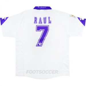 1997-98 MAILLOT RETRO VINTAGE REAL MADRID RAUL