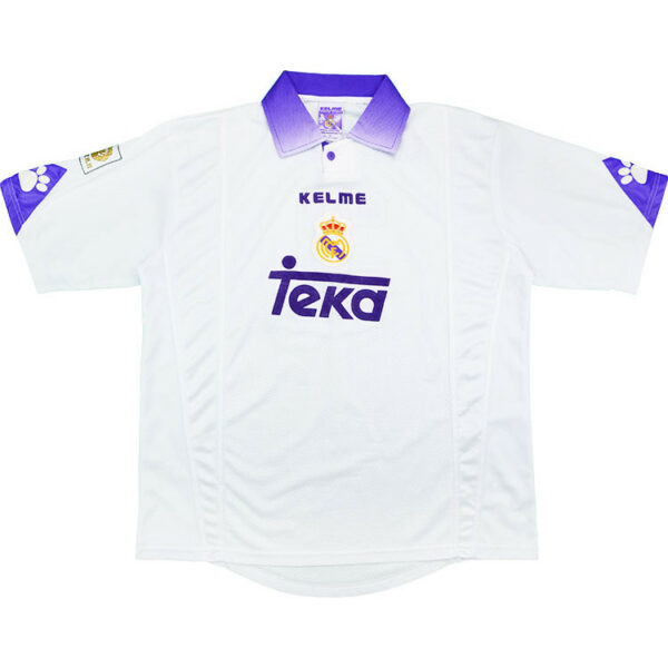 1997-98 MAILLOT RETRO VINTAGE REAL MADRID RAUL