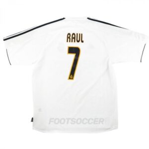 2003-04 MAILLOT RETRO VINTAGE REAL MADRID RAUL