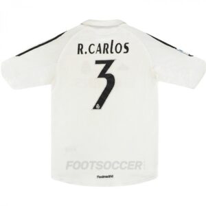 2005-06 MAILLOT RETRO VINTAGE REAL MADRID R.CARLOS