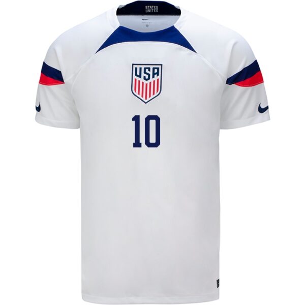 MAILLOT USA DOMICILE COUPE DU MONDE 2022 PULISIC