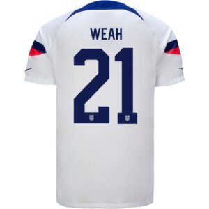 MAILLOT USA DOMICILE COUPE DU MONDE 2022 WEAH