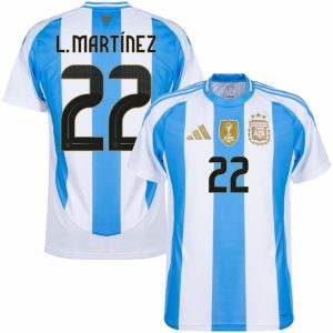 Maillot Argentine Domicile 2024 2025 Lautaro Martinez