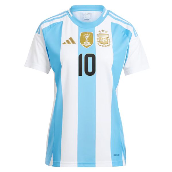 Maillot Argentine Domicile 2024 2025 Messi Femme