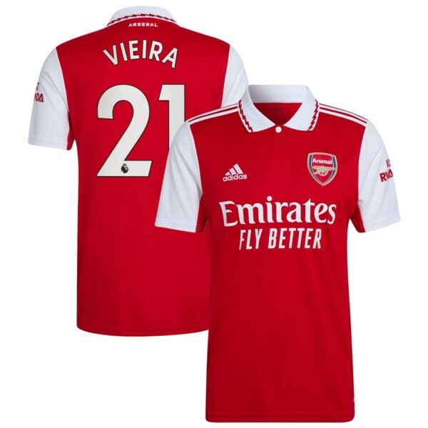 Maillot Arsenal Domicile 2022 2023 VIEIRA