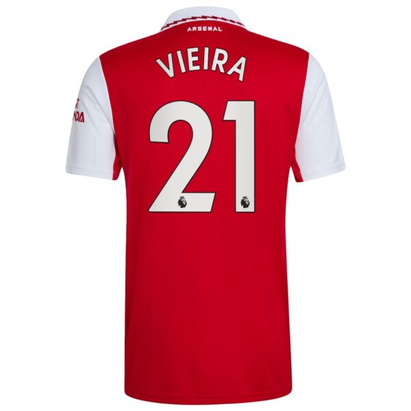 Maillot Arsenal Domicile 2022 2023 VIEIRA