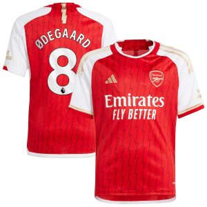 Maillot Arsenal Domicile 2023 2024 Enfant Odegaard