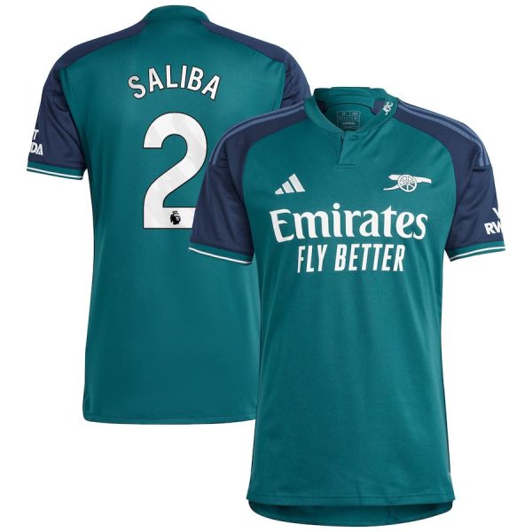 Maillot Arsenal Third 2023 2024 Saliba