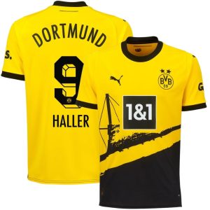 Maillot BVB Dortmund 2023 2024 Domicile Haller