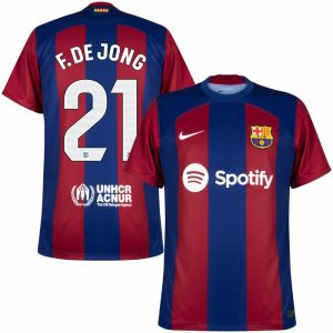 Maillot Barca 2023 2024 Domicile F. De Jong